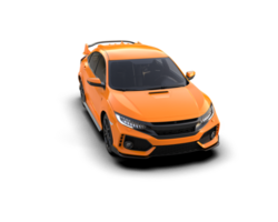 Modern car isolated on background. 3d rendering - illustration png
