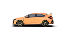 Modern car isolated on background. 3d rendering - illustration png