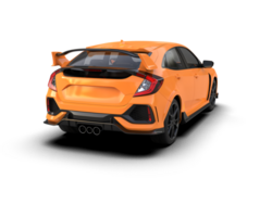Modern car isolated on background. 3d rendering - illustration png