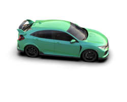 Modern car isolated on background. 3d rendering - illustration png