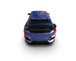 Modern car isolated on background. 3d rendering - illustration png