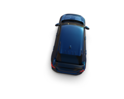Modern car isolated on background. 3d rendering - illustration png