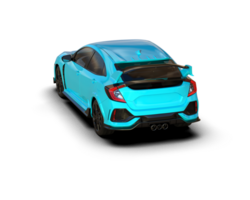 Modern car isolated on background. 3d rendering - illustration png