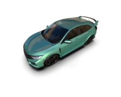 Modern car isolated on background. 3d rendering - illustration png