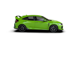 Modern car isolated on background. 3d rendering - illustration png