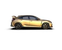 Modern car isolated on background. 3d rendering - illustration png