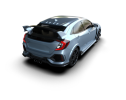 Modern car isolated on background. 3d rendering - illustration png
