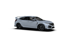 Modern car isolated on background. 3d rendering - illustration png