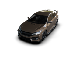 Modern car isolated on background. 3d rendering - illustration png