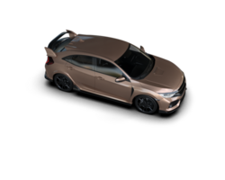 Modern car isolated on background. 3d rendering - illustration png