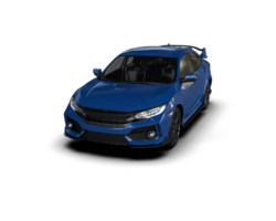 Modern car isolated on background. 3d rendering - illustration png