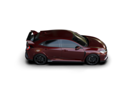 Modern car isolated on background. 3d rendering - illustration png