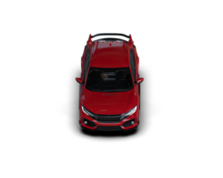Modern car isolated on background. 3d rendering - illustration png