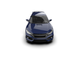 Modern car isolated on background. 3d rendering - illustration png