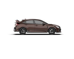 Modern car isolated on background. 3d rendering - illustration png