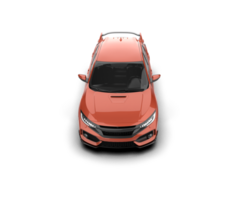 Modern car isolated on background. 3d rendering - illustration png