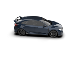 Modern car isolated on background. 3d rendering - illustration png