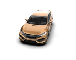 Modern car isolated on background. 3d rendering - illustration png