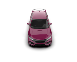 Modern car isolated on background. 3d rendering - illustration png