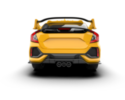 Modern car isolated on background. 3d rendering - illustration png