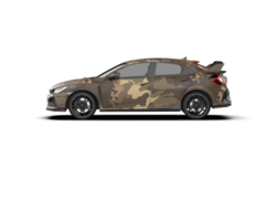 Modern car isolated on background. 3d rendering - illustration png