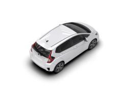 Modern car isolated on background. 3d rendering - illustration png