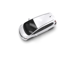 Modern car isolated on background. 3d rendering - illustration png
