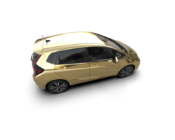 Modern car isolated on background. 3d rendering - illustration png
