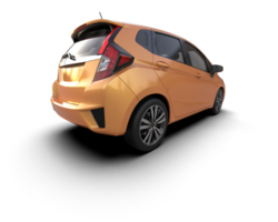 Modern car isolated on background. 3d rendering - illustration png