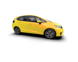 Modern car isolated on background. 3d rendering - illustration png