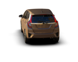 Modern car isolated on background. 3d rendering - illustration png