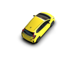 Modern car isolated on background. 3d rendering - illustration png