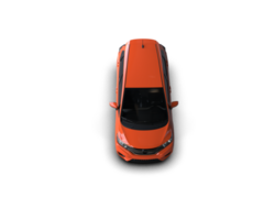 Modern car isolated on background. 3d rendering - illustration png
