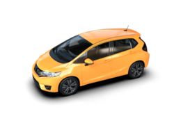 Modern car isolated on background. 3d rendering - illustration png