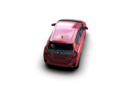 Modern car isolated on background. 3d rendering - illustration png