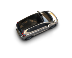 Modern car isolated on background. 3d rendering - illustration png