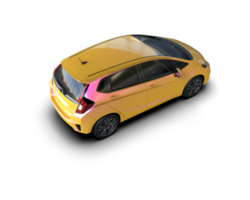Modern car isolated on background. 3d rendering - illustration png