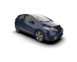 Modern car isolated on background. 3d rendering - illustration png