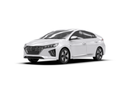 Modern car isolated on background. 3d rendering - illustration png