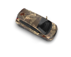 Modern car isolated on background. 3d rendering - illustration png