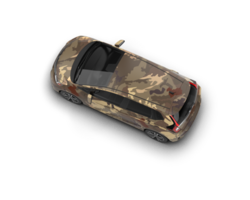 Modern car isolated on background. 3d rendering - illustration png