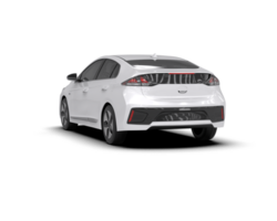 Modern car isolated on background. 3d rendering - illustration png