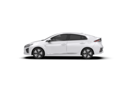 Modern car isolated on background. 3d rendering - illustration png