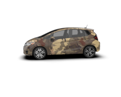 Modern car isolated on background. 3d rendering - illustration png
