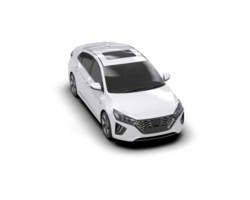 Modern car isolated on background. 3d rendering - illustration png