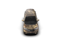 Modern car isolated on background. 3d rendering - illustration png
