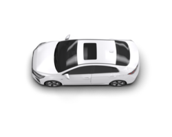moderno carro isolado em fundo. 3d Renderização - ilustração png