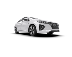Modern car isolated on background. 3d rendering - illustration png