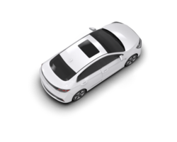 Modern car isolated on background. 3d rendering - illustration png