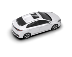 Modern car isolated on background. 3d rendering - illustration png